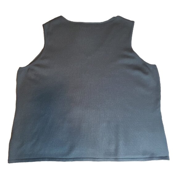 JONES NEW YORK Beaded and Sequins Black Tank Women's Plus Size 3X - Picture 13 of 13